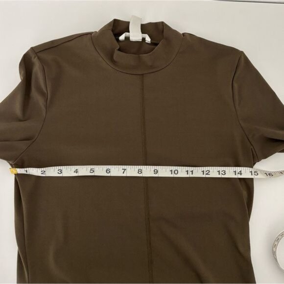 BodyCon Dress Medium Ribbed Hem Long Sleeve Minimalist Soft Grunge Boho Festival - Picture 7 of 11